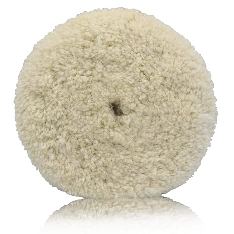 7 Inch Dual Side Australian Wool Pad | Professional Buffing & Polishing Pad - Detailing Essentials