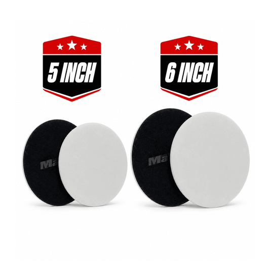 Maxshine 5 or 6 inch glass wool polishing pad for cleaning and polishing glass surfaces, ideal for detailing and detailing tools.