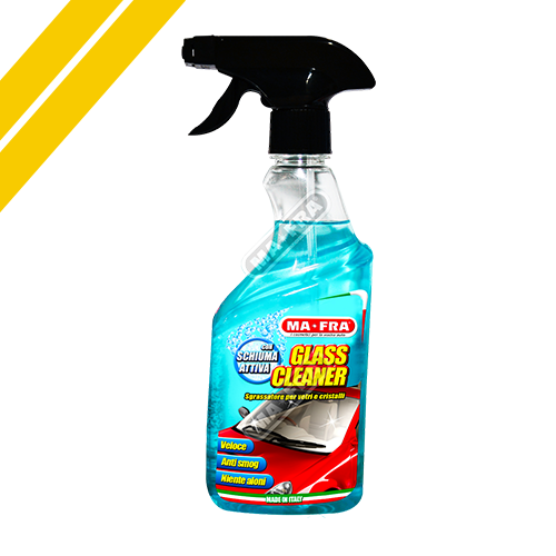 Mafra Car Glass Cleaner & Degreaser 500ml | Ammonia-free, Streak-free Window Cleaner | Removes Grease, Fingerprints & Smoke Residue