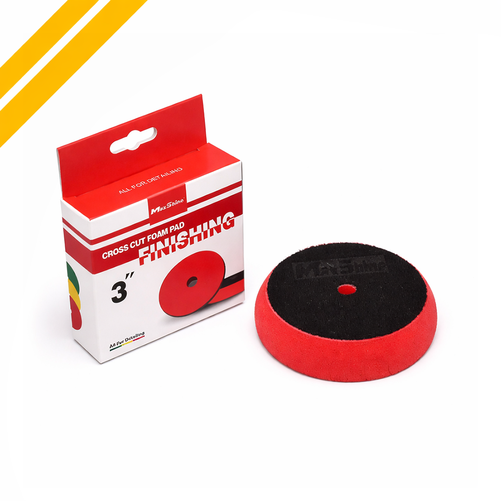 Maxshine Flat Foam Cutting Pad 3 Inch And Foam Pad For Professional Detailing Tools