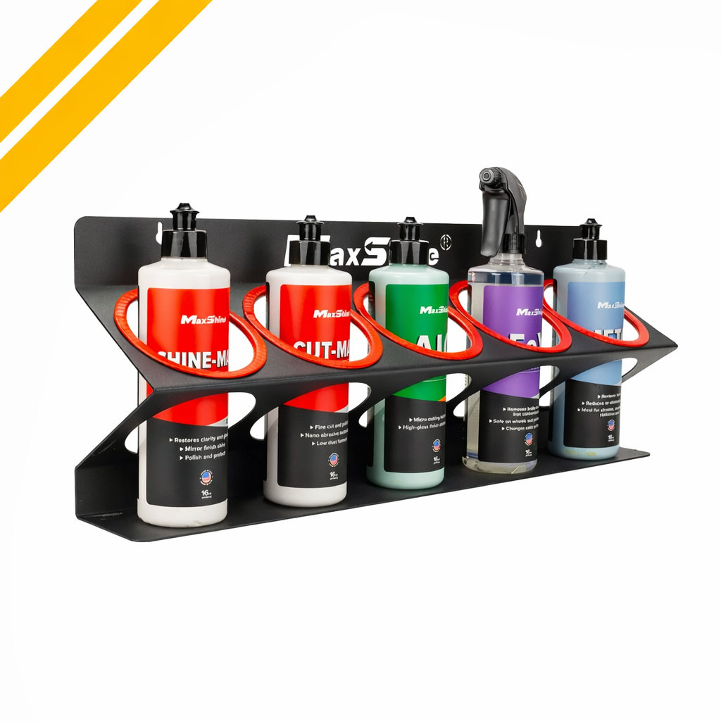 Maxshine Spray Bottle And Compound Holder And Wall Mounted Organizer For Detailing Tools