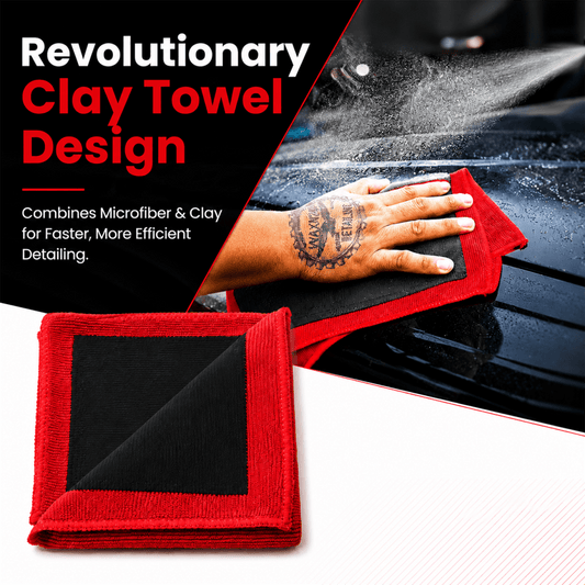 Clay Towel Fine Grade | Professional Car Paint Decontamination Towel - Detailing Essentials