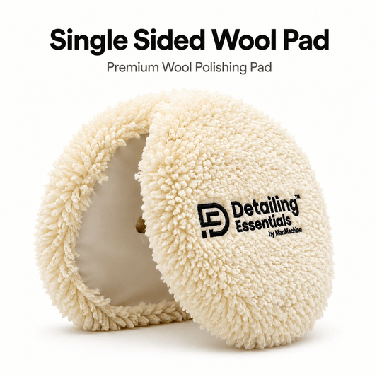 Detailing Essentials Single Sided Wool Pad | Heavy Cut Polishing Pad - Detailing Essentials