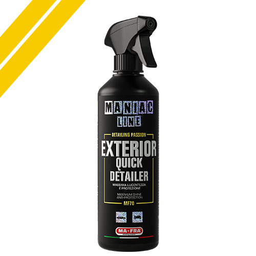Maniac Line Car Detaling, Exterior Quick Detailer, Maximum Shine and Protection in a Few Passes, Cleans, Polishes and Protects Car Exterior Surfaces, 500ml