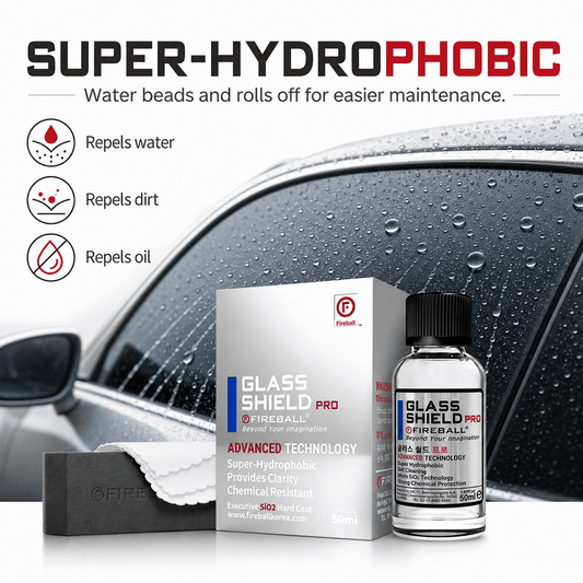 Fireball Glass Shield Pro 50ml | Windshield & Glass Coating - Detailing Essentials