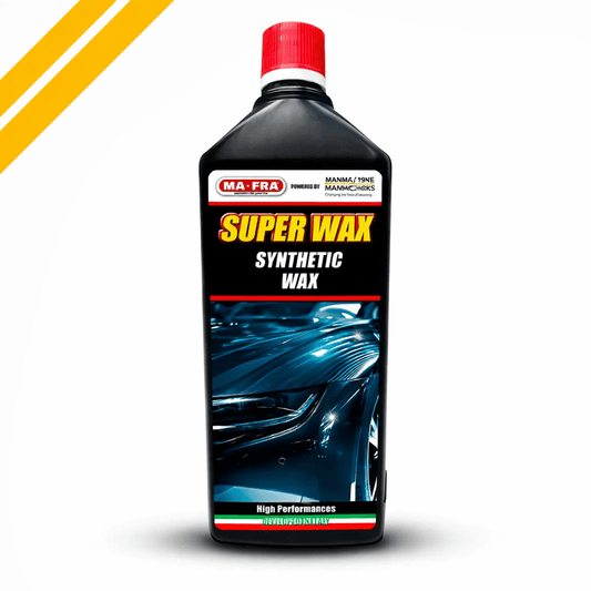Mafra, 1 L Super Wax, Synthetic Wax, Long Lasting And High Performance, Eco - Friendly And Safe To Use With Dilution Ratio 1:9 Via Foam Gun (wash Up To 100 Times) - Detailing Essentials