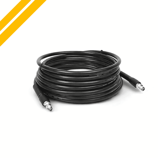 Manmachineworks 10,000mm flexible hose, accessories for industrial or automotive use, with rubber and metal fittings visible.