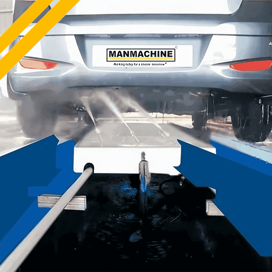 Manmachineworks 9 Nozzle Automatic Underbody Wash System, underbody washer with multiple nozzles for vehicle cleaning.