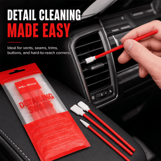 Maxshine Detailing Swabs 10-pack for professional car decontamination cleaning and detailing tools.