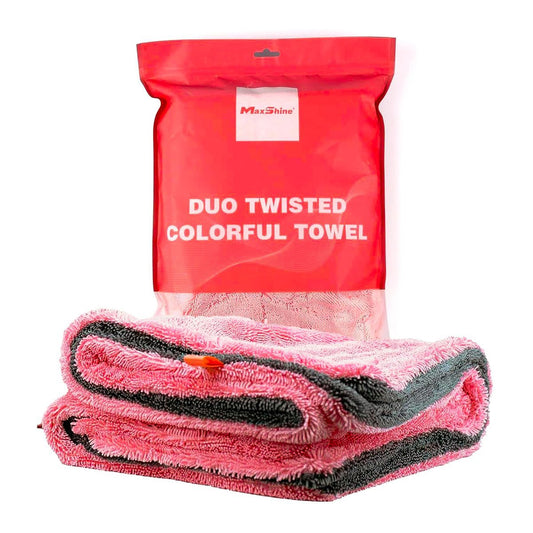 Maxshine Duo Twisted Colorful Towel (1200 Gsm) And Towel For Professional Detailing Tools - Detailing Essentials