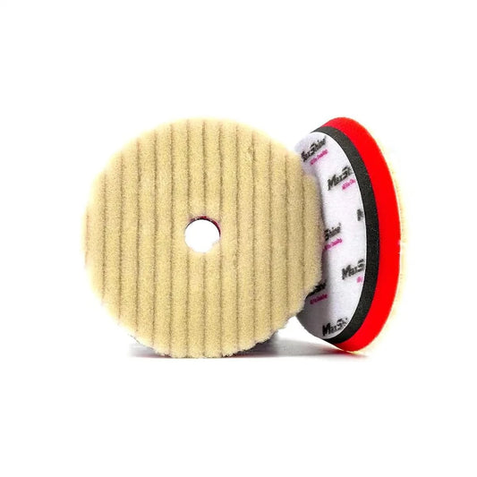 Maxshine Premium Wool Cutting Pad for 6-inch paint correction, designed for heavy-duty polishing and defect removal.