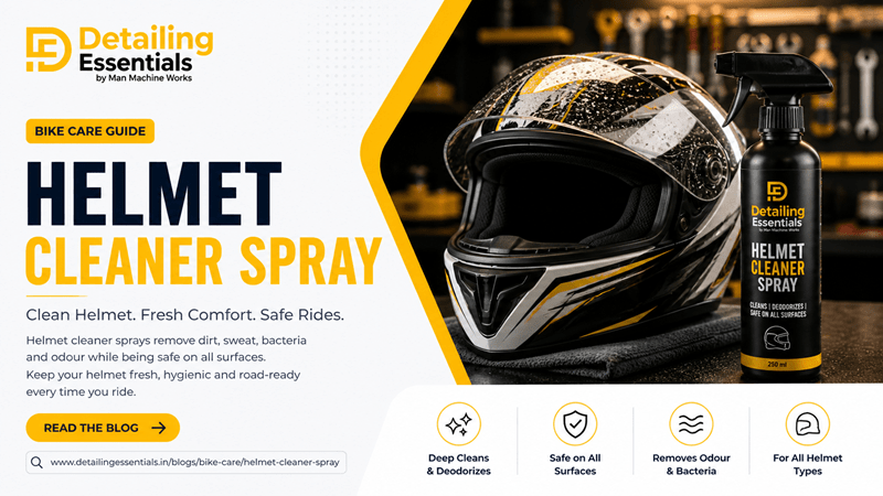 Helmet Cleaner Spray – Best Way to Clean & Freshen Your Helmet - Detailing Essentials
