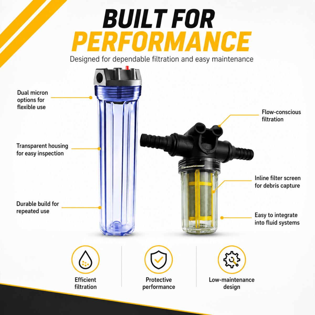 10 - 100 Micron Filter by Manmachineworks for Efficient Filtration - Detailing Essentials