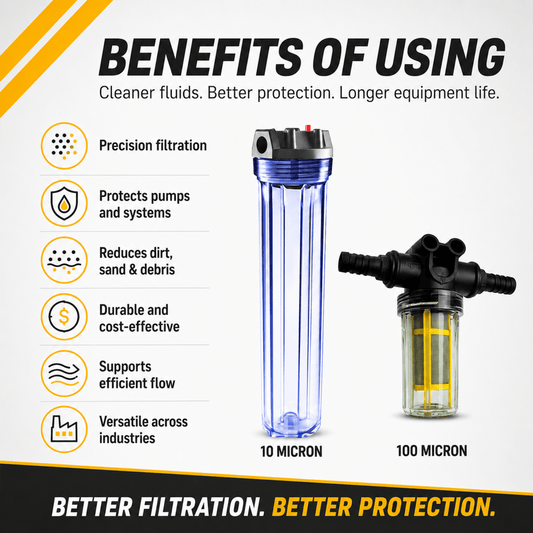 10 - 100 Micron Filter by Manmachineworks for Efficient Filtration - Detailing Essentials