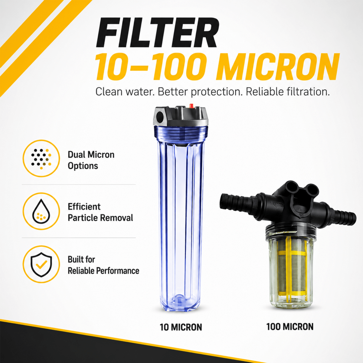 10 - 100 Micron Filter by Manmachineworks for Efficient Filtration - Detailing Essentials