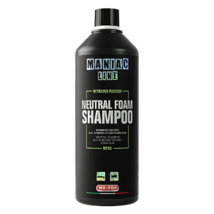 Mafra Maniac Car Detailing Line, Neutral Foam Shampoo, 2 in1 Neutral Shampoo, Highly Effective on Dust and Grime, 1000ml