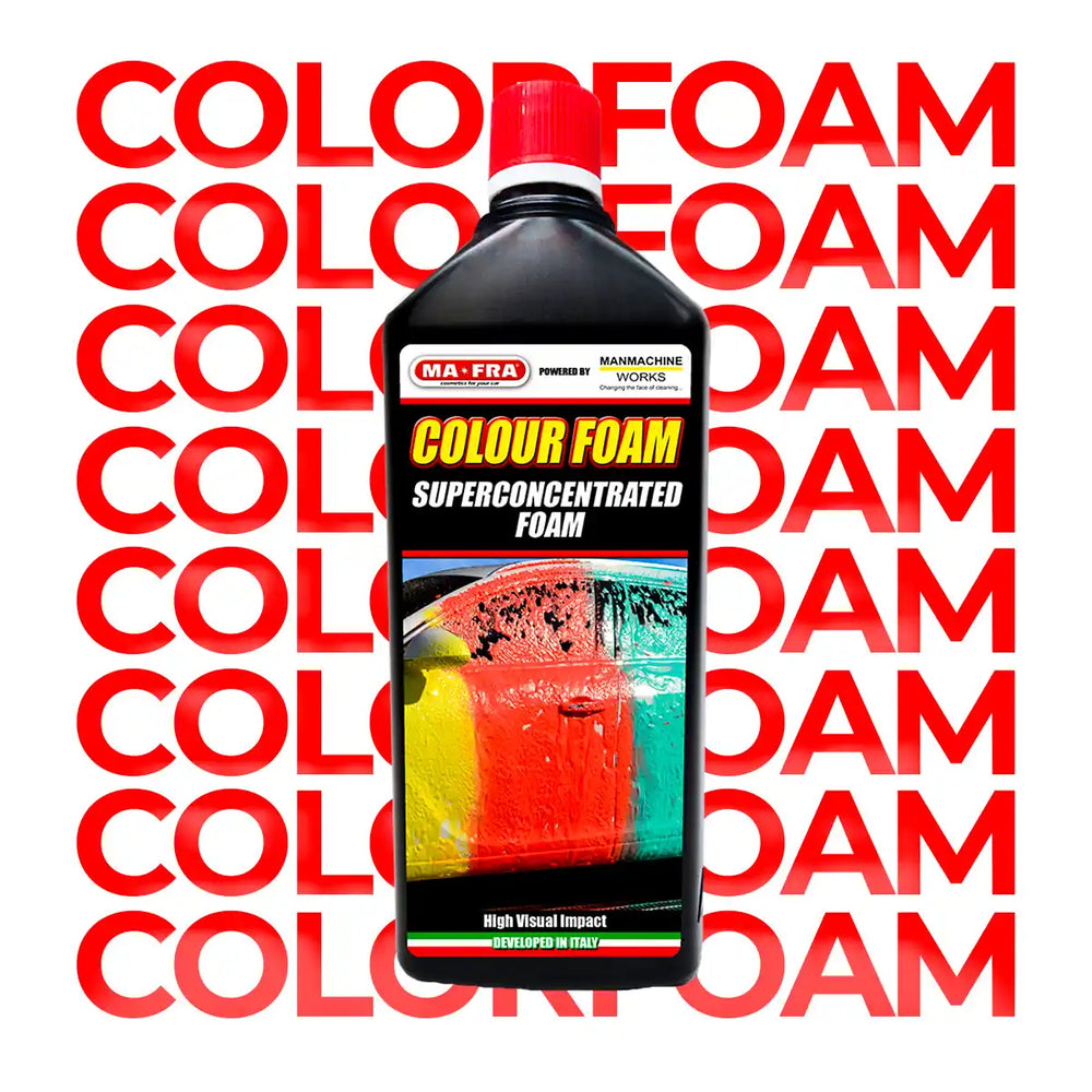 Mafra Car Wash Colour Foam Shampoo Red Vehicle Interior Cleaner (1 L)