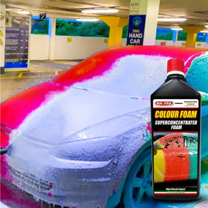 Mafra Car Wash Colour Foam Shampoo Red Vehicle Interior Cleaner (1 L)