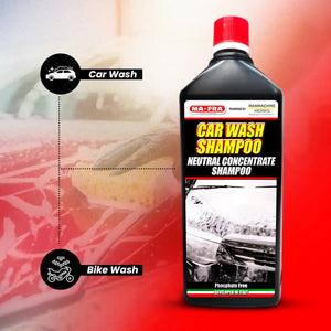 Car Wash Shampoo Mafra (1 Litre) | Remove tough dirt and Stains | Safe on Paint Deep Cleaning |