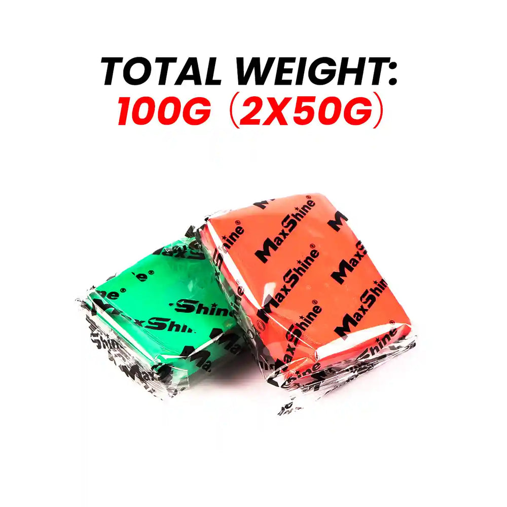 Detailing Clay Bar - 100g Heavy (2x50gram) and Clay Bar for Professional Detailing Tools