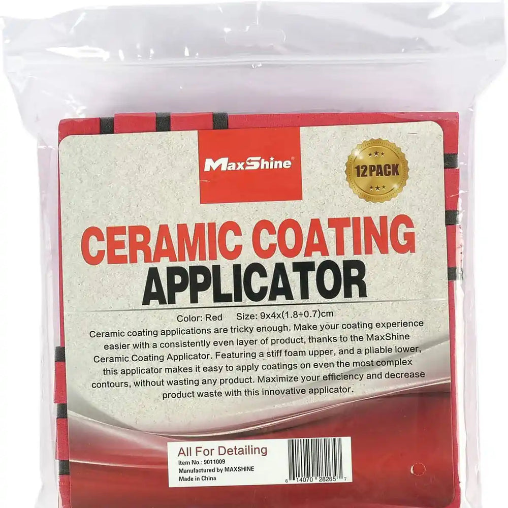Ceramic Coating Applicator (12 Pieces per pack) and Applicator for Professional Detailing Tools