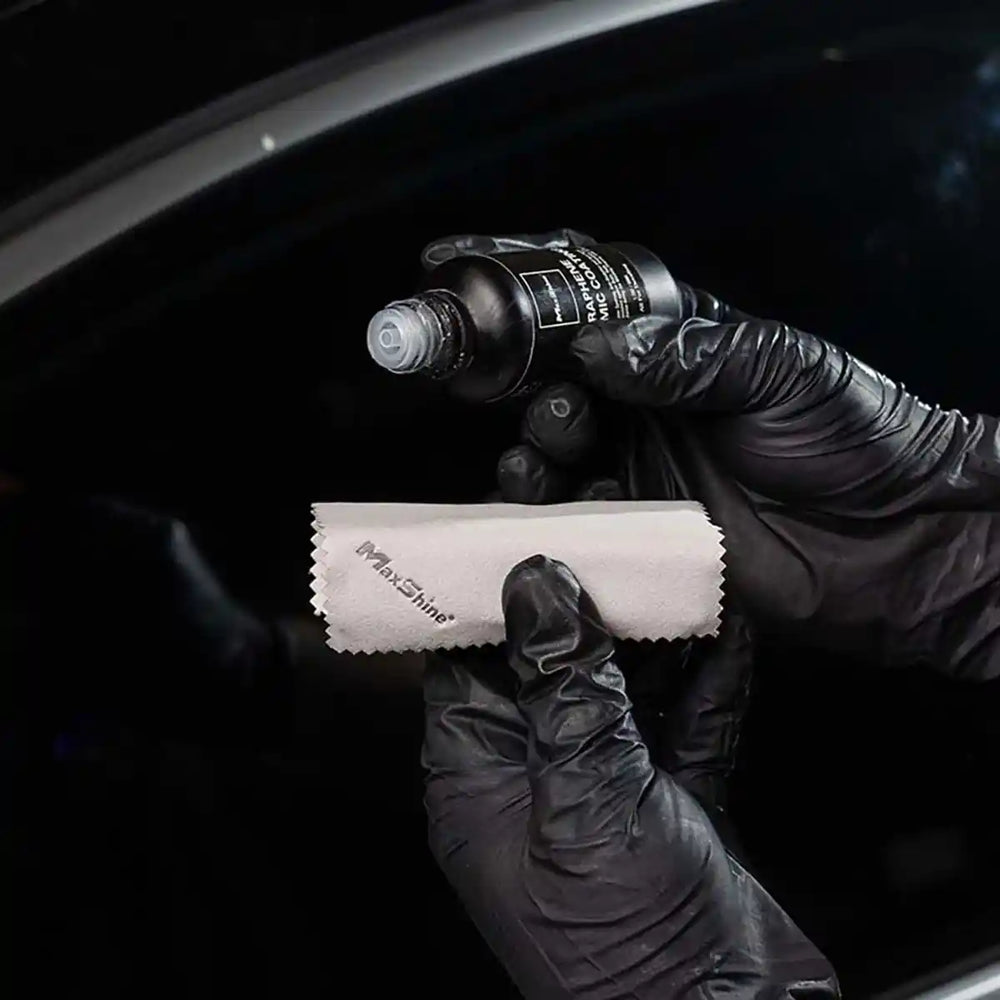 Suede Microfiber Detailing Coating Cloth 10*10cm 10pcs/pack and Cloth for Professional Detailing Tools