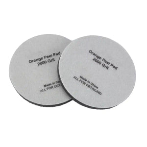 Orange Peel Removal Pad - 2000 Grit Black Denim 5 Inch (2pcs/pack) and Removal Pad for Professional Detailing Tools