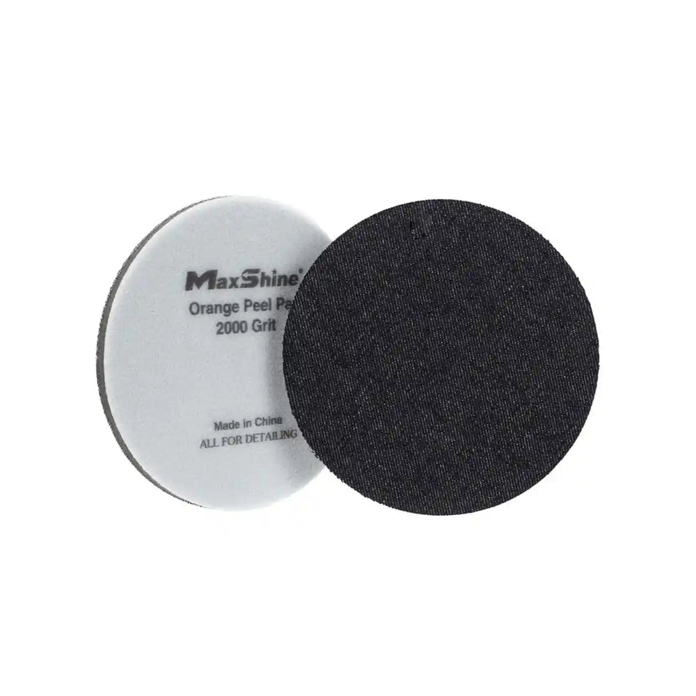 Orange Peel Removal Pad - 2000 Grit Black Denim 5 Inch (2pcs/pack) and Removal Pad for Professional Detailing Tools
