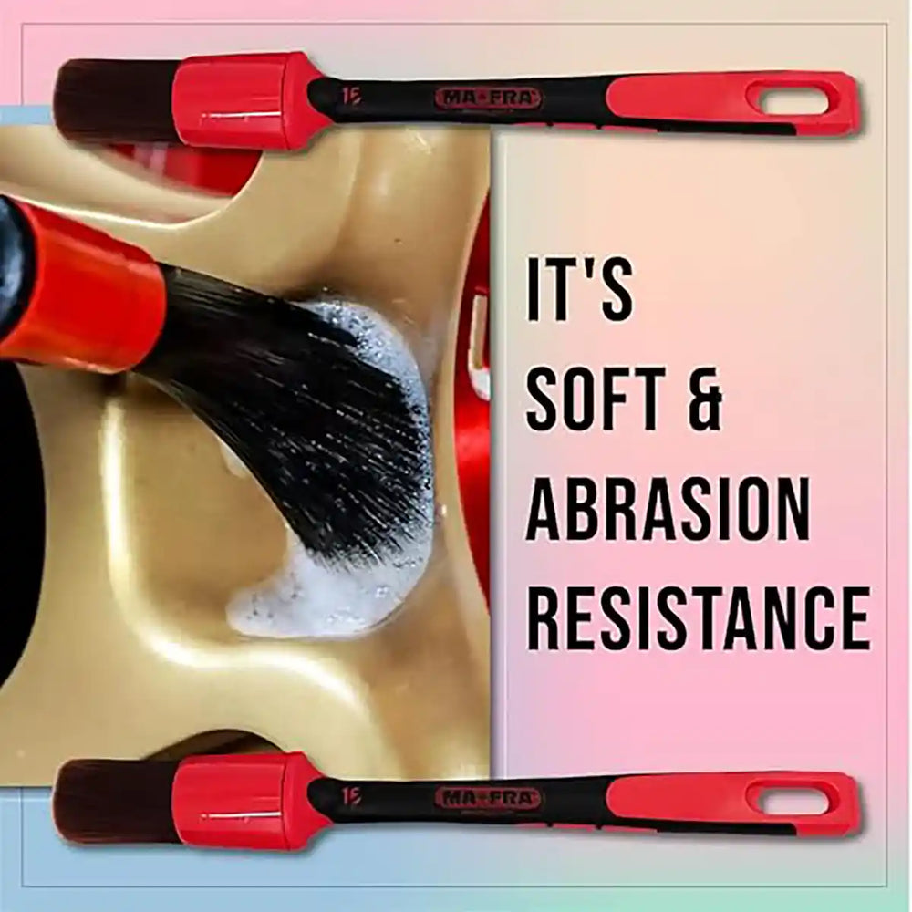 Brush Red - Exterior 24 mm and Brush for Professional Detailing Tools