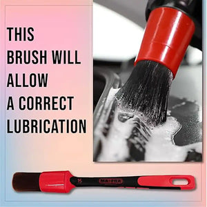Brush Red - Exterior 24 mm and Brush for Professional Detailing Tools