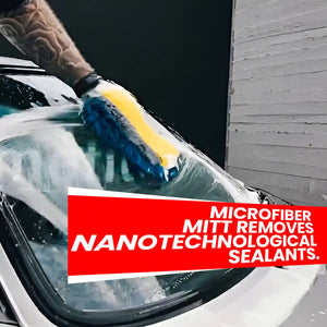 Microfiber Double Sided Mitt and Mitt for Professional Detailing Tools
