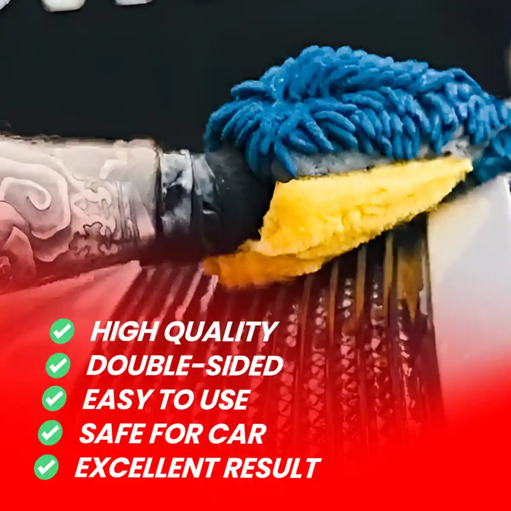 Microfiber Double Sided Mitt and Mitt for Professional Detailing Tools