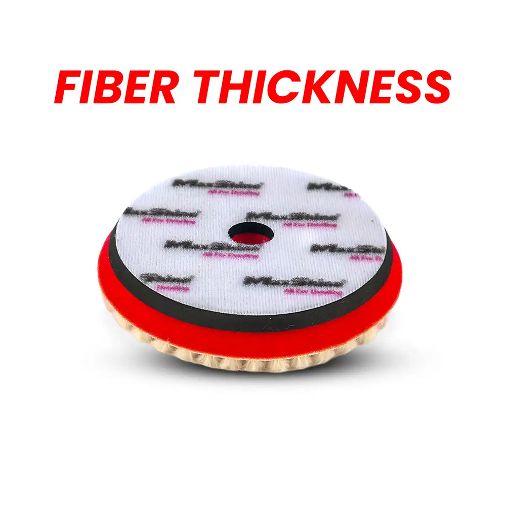 Premium Wool Cutting Pad and 6 Inch for Heavy-Duty Paint Correction