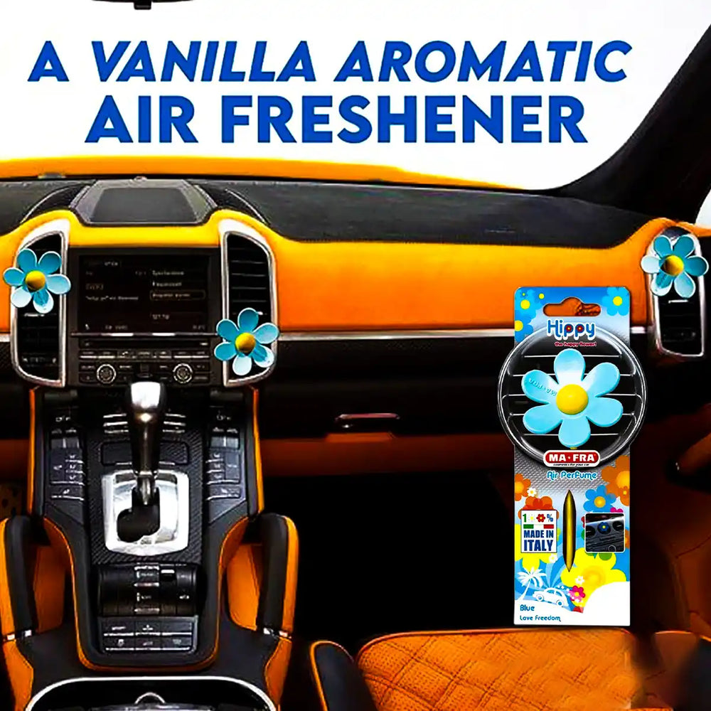 Hippy Car Perfume (Various Scents) and Perfume for Professional Interior Care