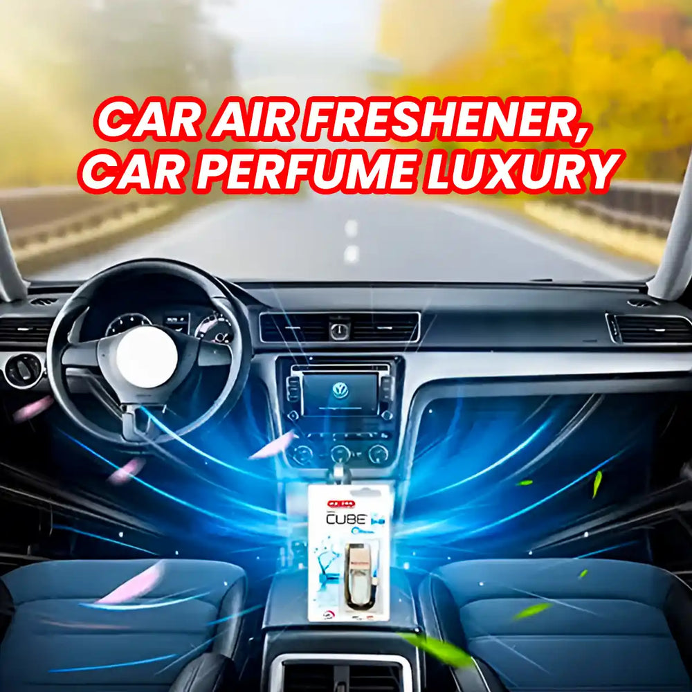 Deo Cube Car Perfume (Various Scents) and Perfume for Professional Interior Care