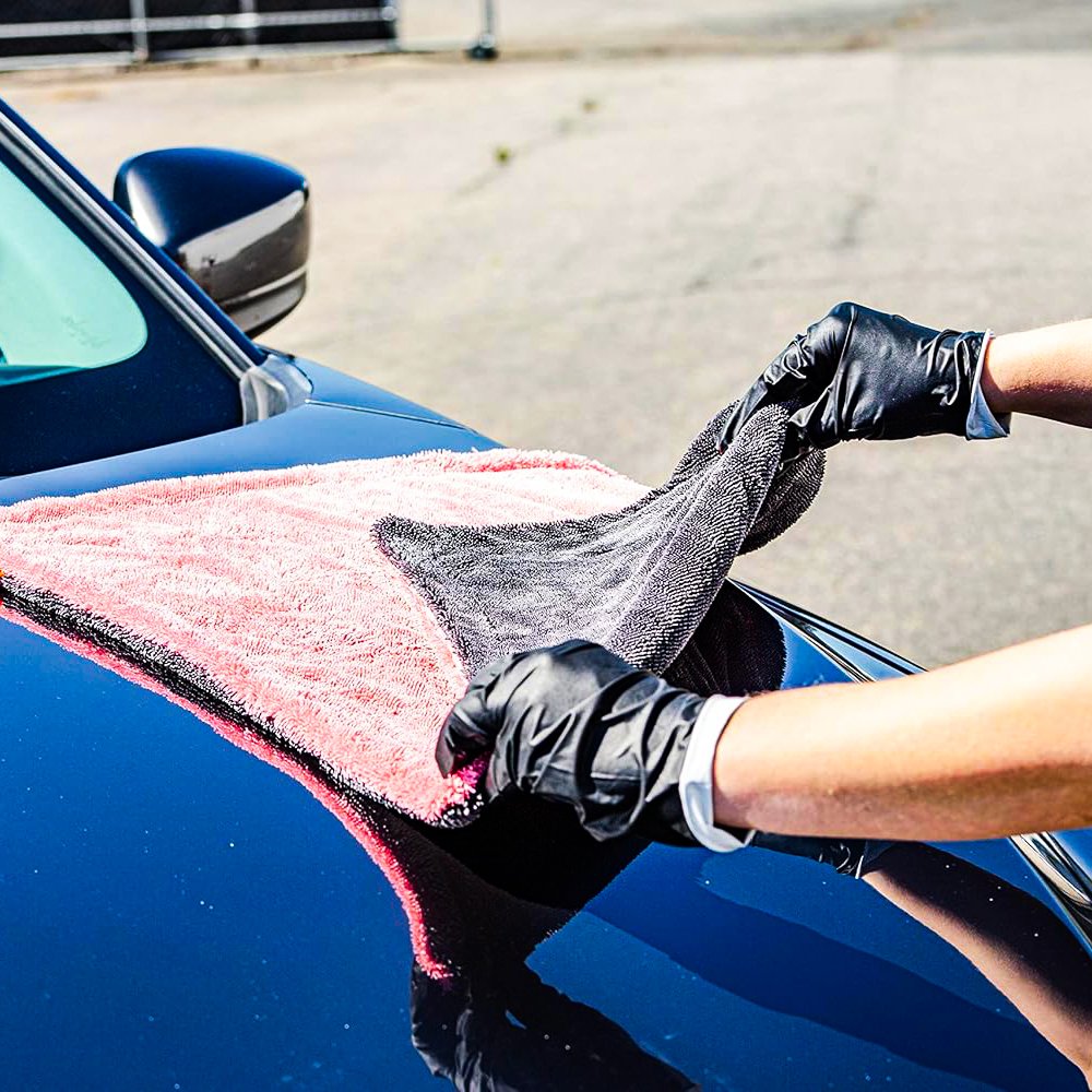 Duo Twisted Colorful Towel (1200 GSM) and Towel for Professional Detailing Tools