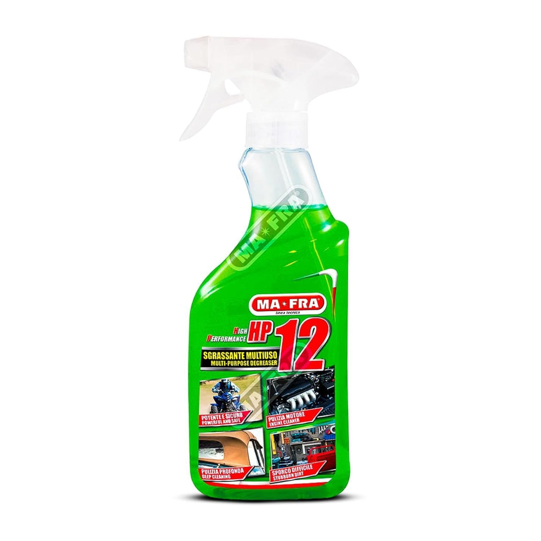 MA-FRA HP12 Multi-Purpose Degreaser Spray 500ml | Heavy-Duty All Surface Cleaner for Car, Bike, Kitchen & Industrial Use