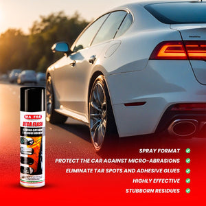 DECA FLASH | Tar & Adhesive Remover Spray 250ml | Removes Tar Spots, Glue Residues, Stickers & Micro-Abrasions | Gentle on Paint