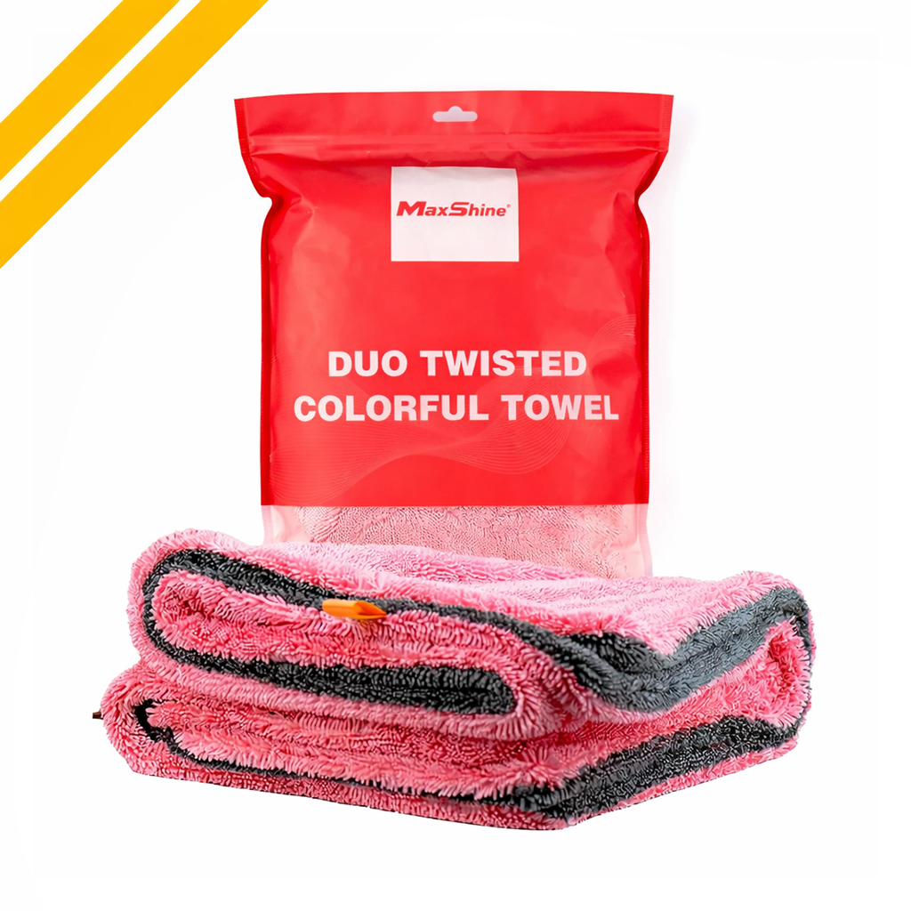 Maxshine Duo Twisted Colorful Towel (1200 Gsm) And Towel For Professional Detailing Tools