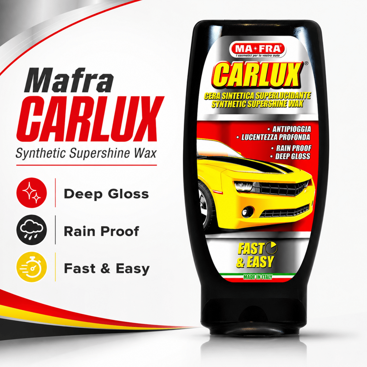 CarLux (250gm) and Polish Wax for Professional Paint Care - Detailing Essentials