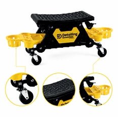 Detailing Essentials Detailing Creeper V2 | Professional Rolling Detailer Seat - Detailing Essentials