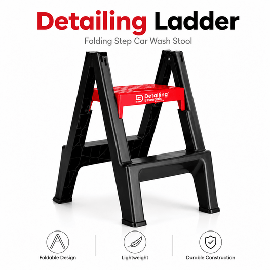 Detailing Essentials Detailing Ladder | Professional Car Wash Step Ladder - Detailing Essentials