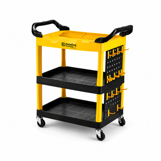 Detailing Essentials Detailing Trolley | Professional Car Detailing Tool Cart - Detailing Essentials