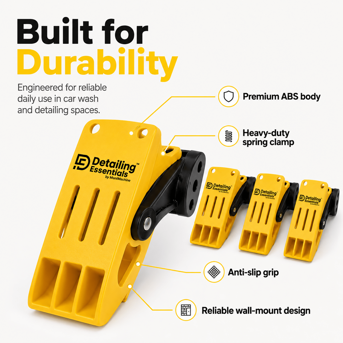 Detailing Essentials Foot Mat Holder | Wall Mounted Car Mat Drying Holder - Detailing Essentials