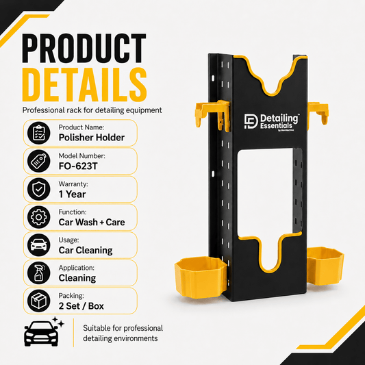 Detailing Essentials Polisher Holder | Wall Mounted Machine Holder - Detailing Essentials