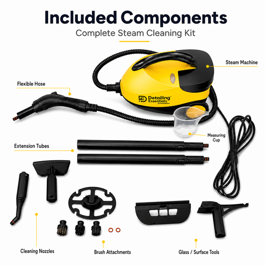 Detailing Essentials Steam Engine Machine 2000W | 1.8L Car Detailing Steam Cleaner - Detailing Essentials