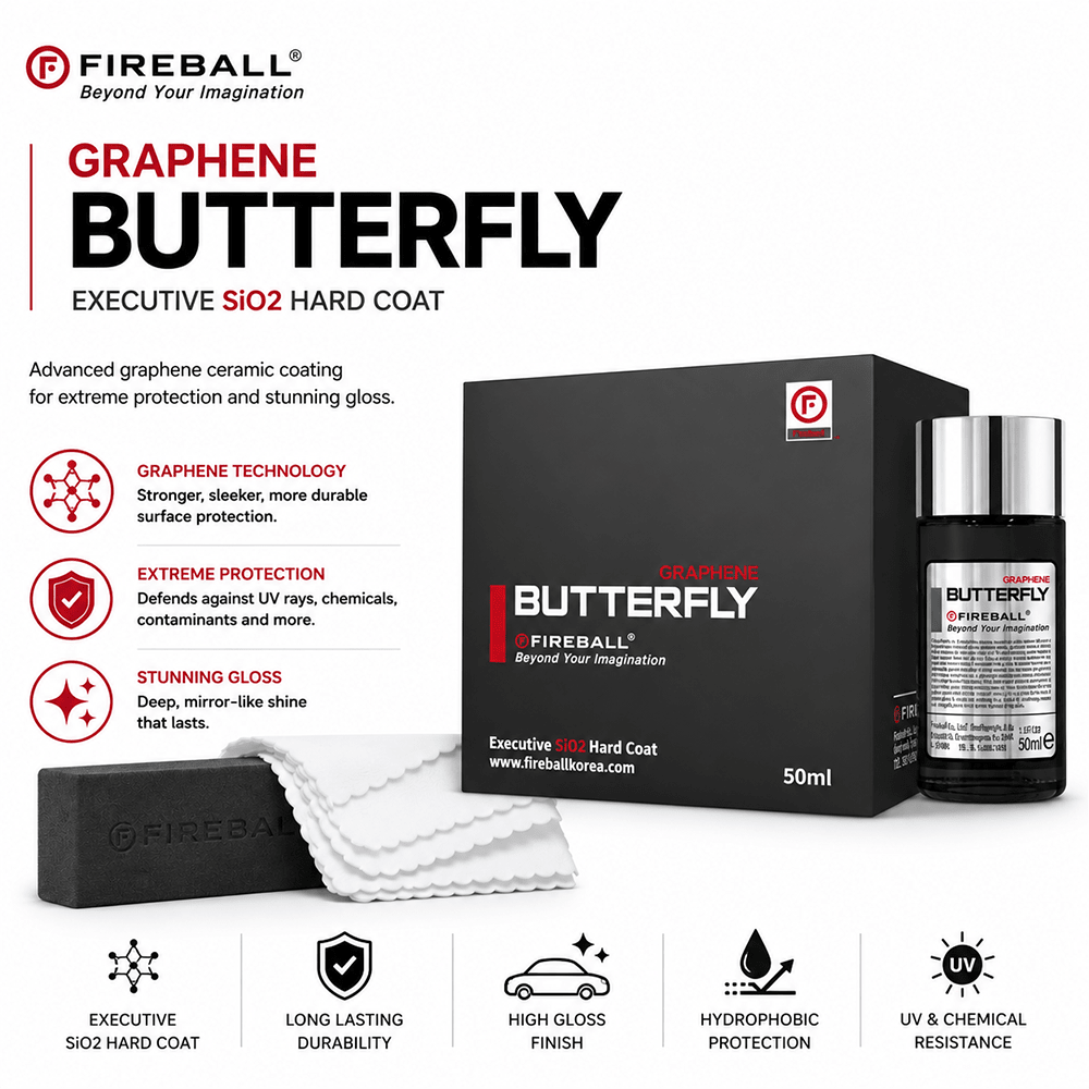 Fireball Butterfly Graphene Coating 50ml | 8 Years Graphene Ceramic Protection - Detailing Essentials