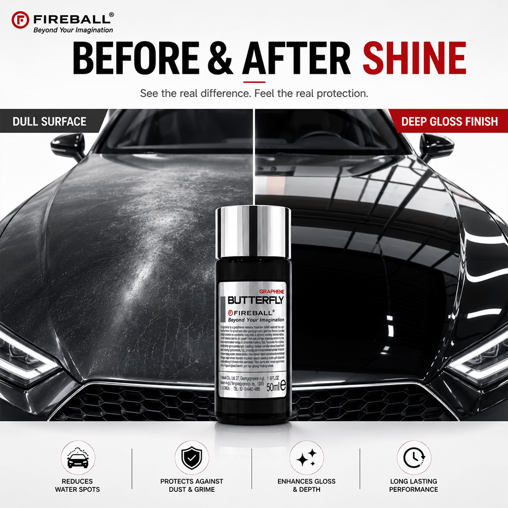 Fireball Butterfly Graphene Coating 50ml | 8 Years Graphene Ceramic Protection - Detailing Essentials