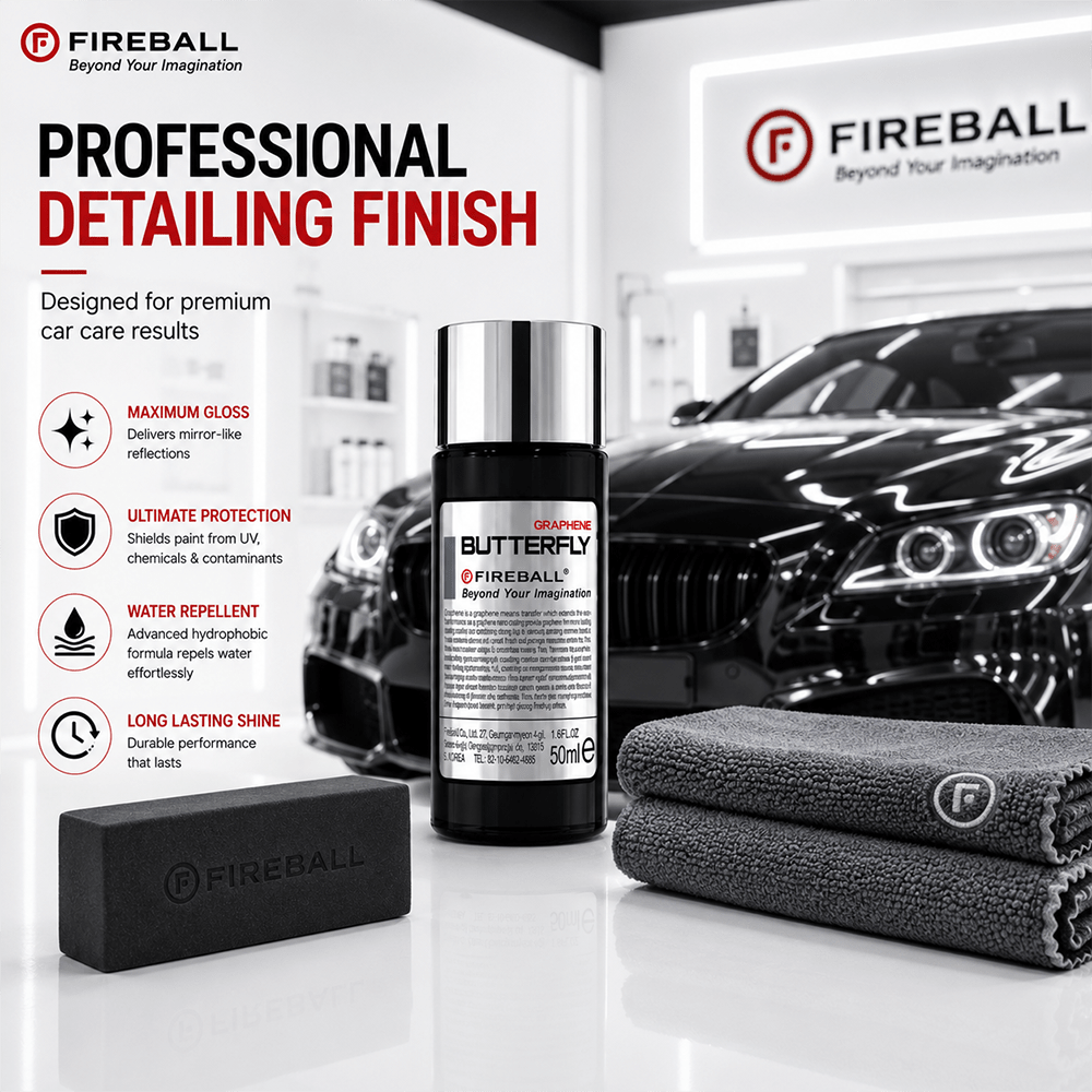 Fireball Butterfly Graphene Coating 50ml | 8 Years Graphene Ceramic Protection - Detailing Essentials