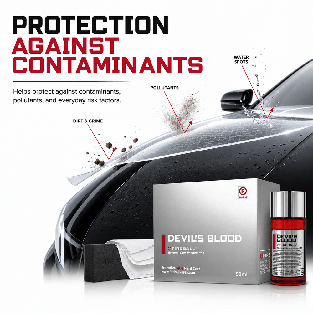 Fireball Devil’s Blood Ceramic Coating 50ml | 3 Years Paint Protection - Detailing Essentials